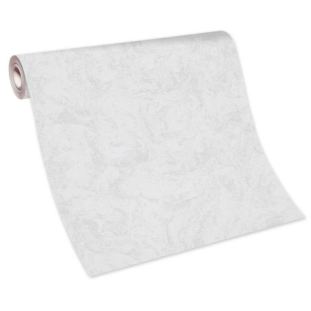Erismann Carat Vlies Tapete 1007831 Uni grau weiß