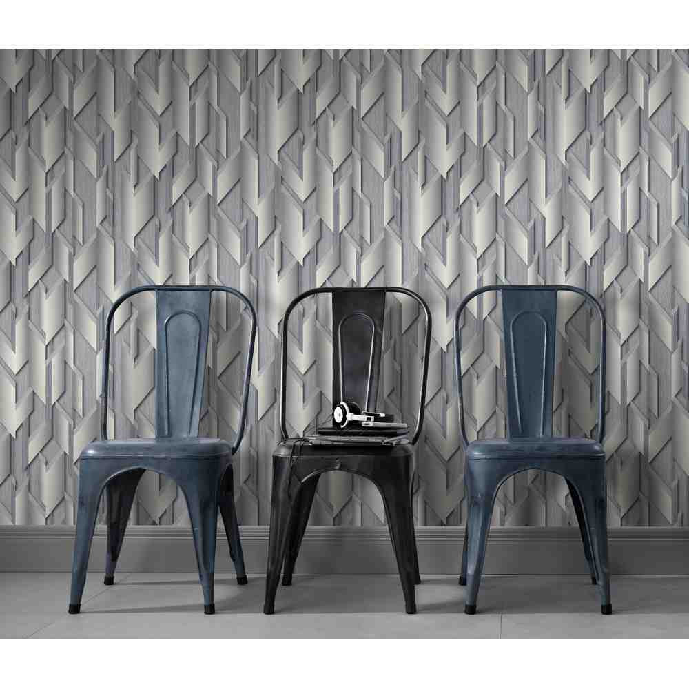 Erismann Fashion for walls 2 Vlies Tapete 10145-10 Muster/Motiv grau