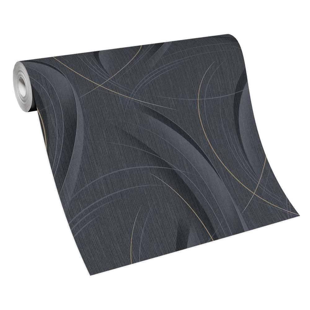 Erismann Fashion for walls 3 by Guido Maria Kretschmer 1021815 Streifen/Wellen schwarz