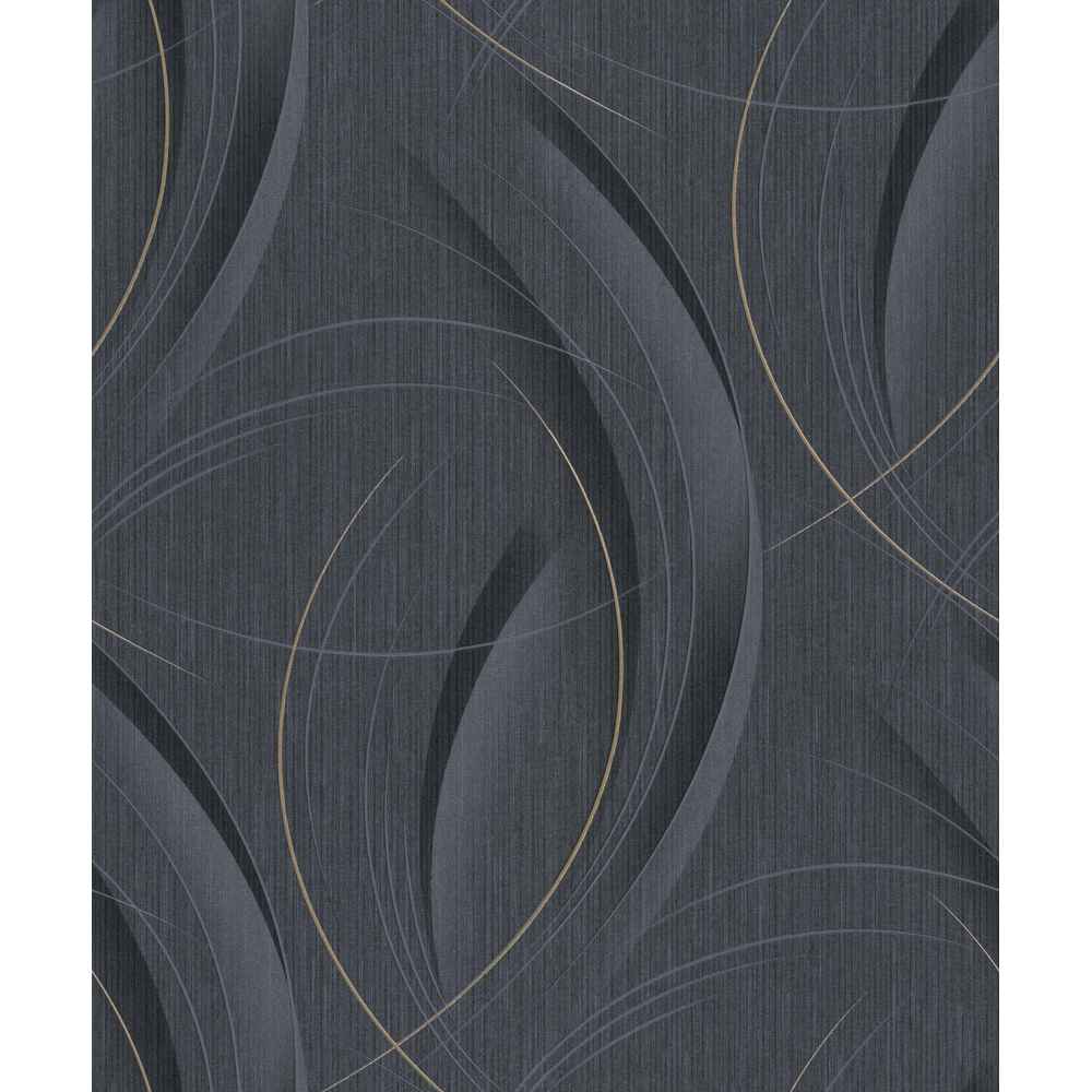 Erismann Fashion for walls 3 by Guido Maria Kretschmer 1021815 Streifen/Wellen schwarz