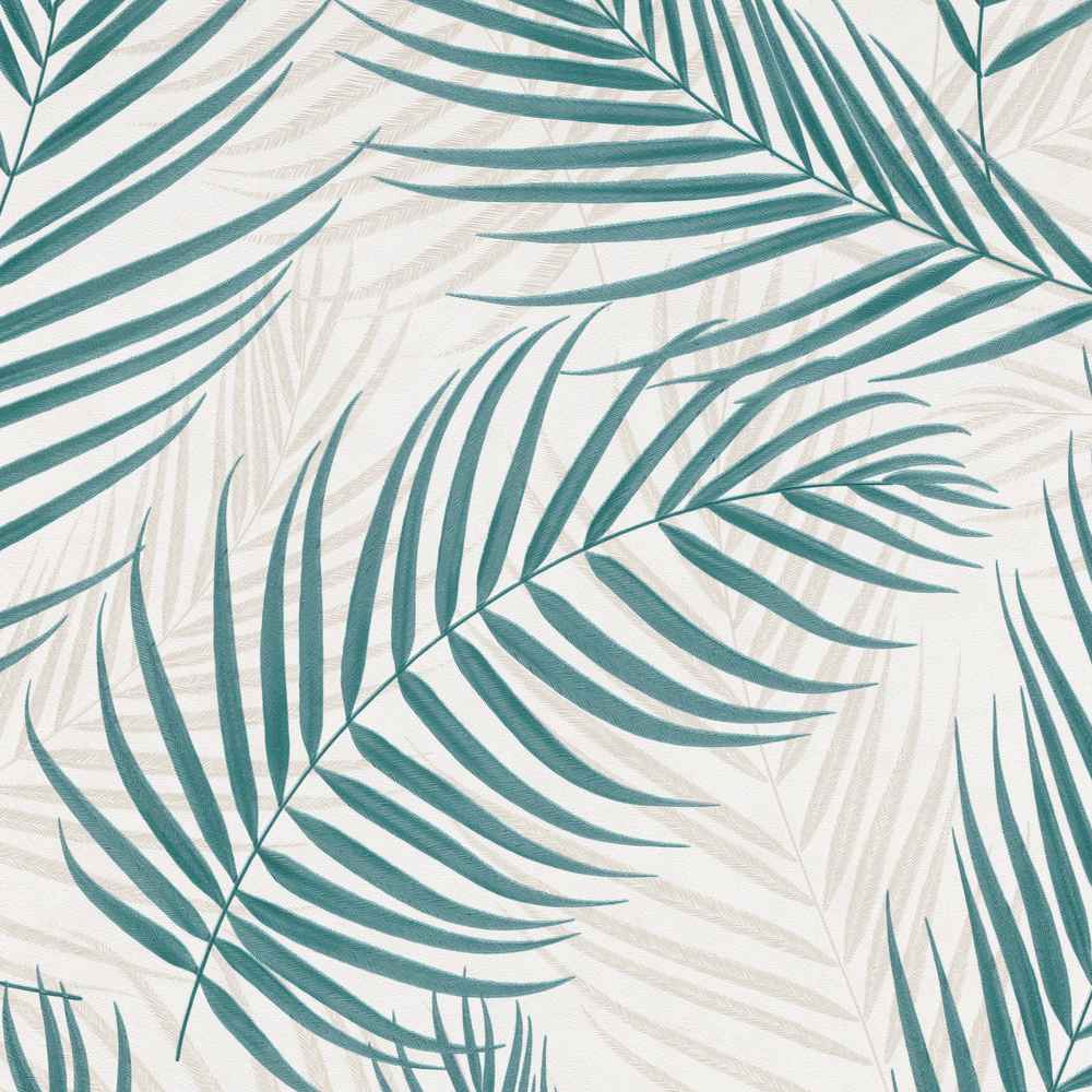 Erismann Fashion for walls 3 by Guido Maria Kretschmer 1022119 Muster/Motiv creme petrol