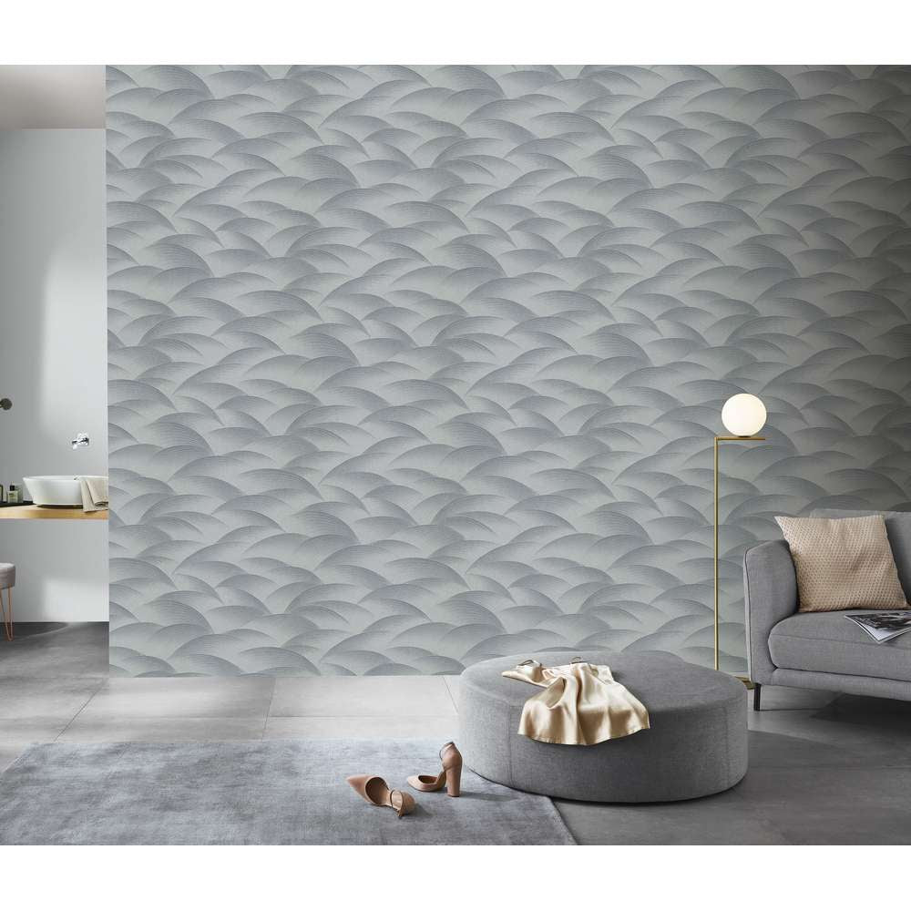 Erismann Fashion for walls 4 by Guido Maria Kretschmer 10372-29 modern silber