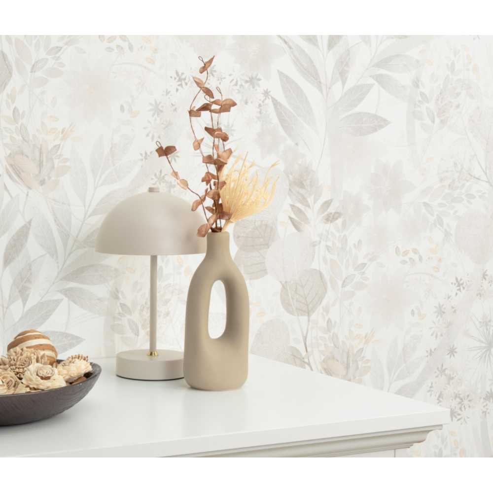 Erismann Secret Garden Vlies Tapete 10506-31 Floral grau