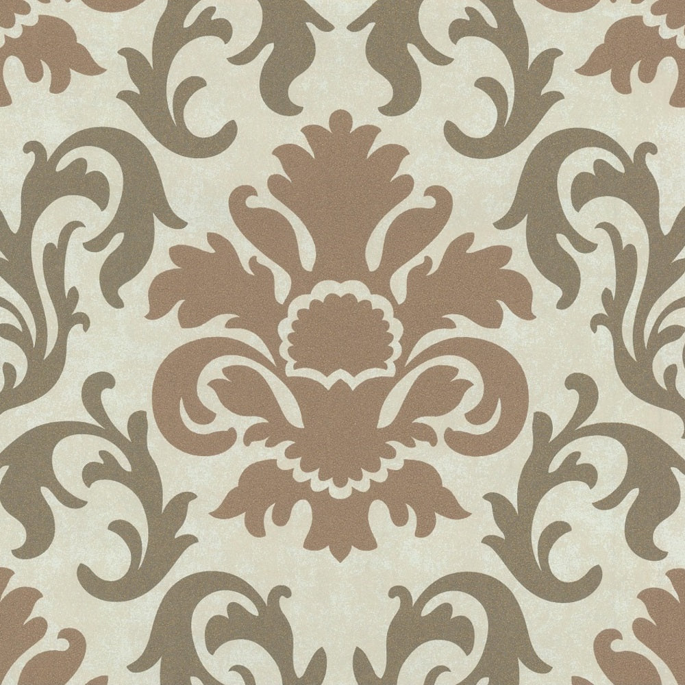 P+S Carat Vlies Tapete 13343-50 Barock beige bronze metallic