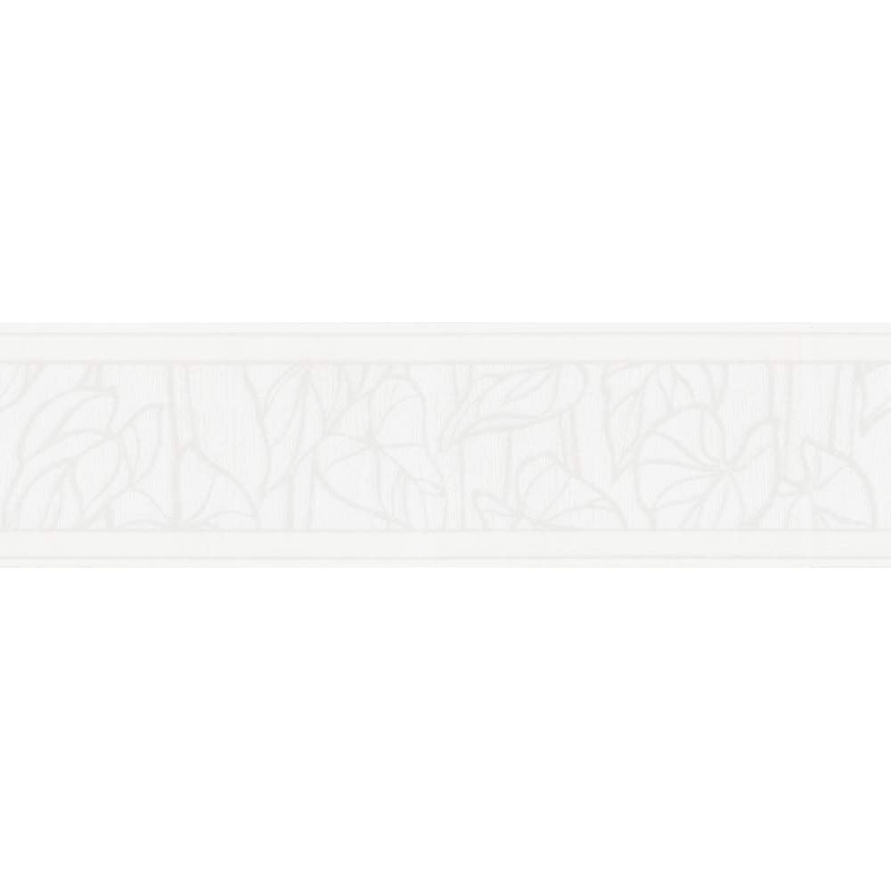 A.S. Création Only Borders Papier Bordüre 23401-8 Floral Modern weiß