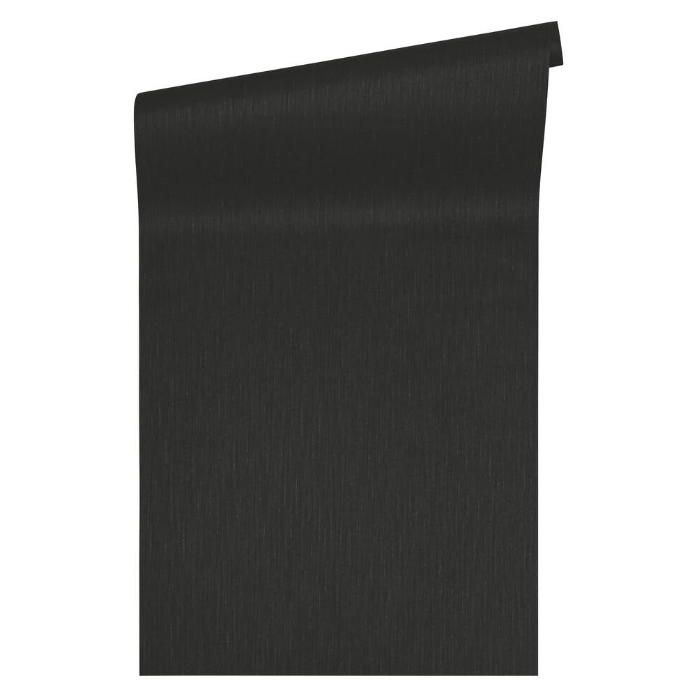 A.S. Creation Versace 4 Vlies Tapete 343273 Textil Unis schwarz metallic