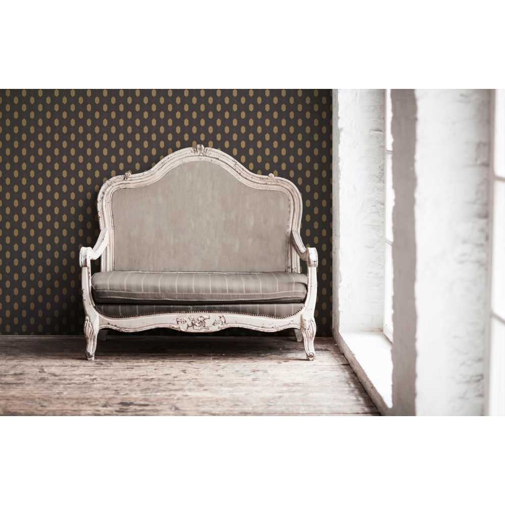 Architects Paper Absolutely Chic Vlies Tapete 36973-5 Modern Grafisch metallic schwarz braun