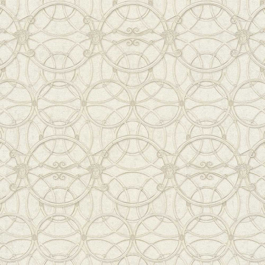 A.S. Creation Versace 4 Vlies Tapete 370493 Classic Ornament Modern creme weiß metallic
