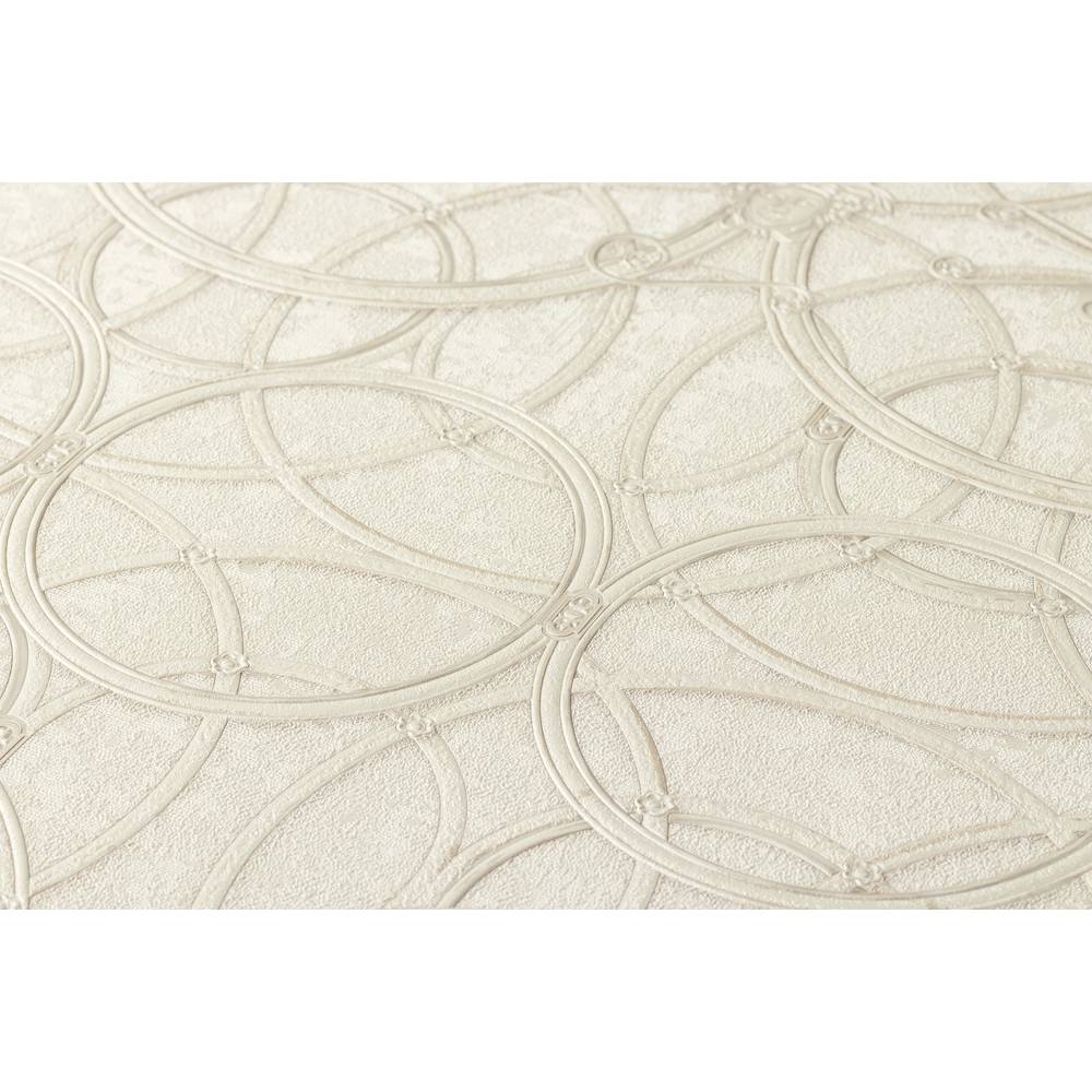 A.S. Creation Versace 4 Vlies Tapete 370493 Classic Ornament Modern creme weiß metallic