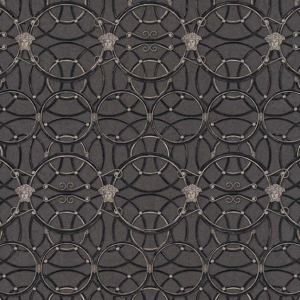 A.S. Creation Versace 4 Vlies Tapete 370494 Classic Ornament Modern schwarz silber metallic