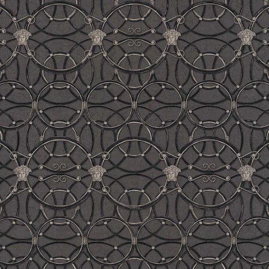 A.S. Creation Versace 4 Vlies Tapete 370494 Classic Ornament Modern schwarz silber metallic