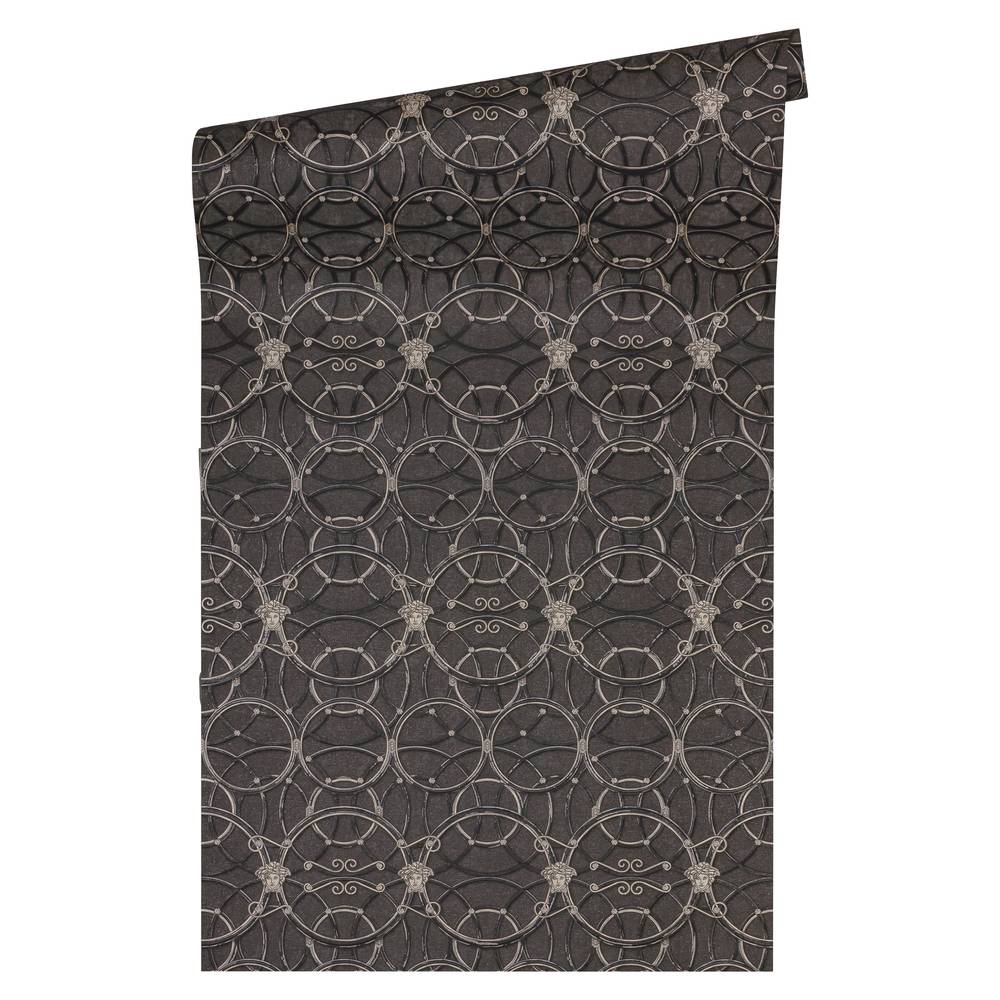 A.S. Creation Versace 4 Vlies Tapete 370494 Classic Ornament Modern schwarz silber metallic