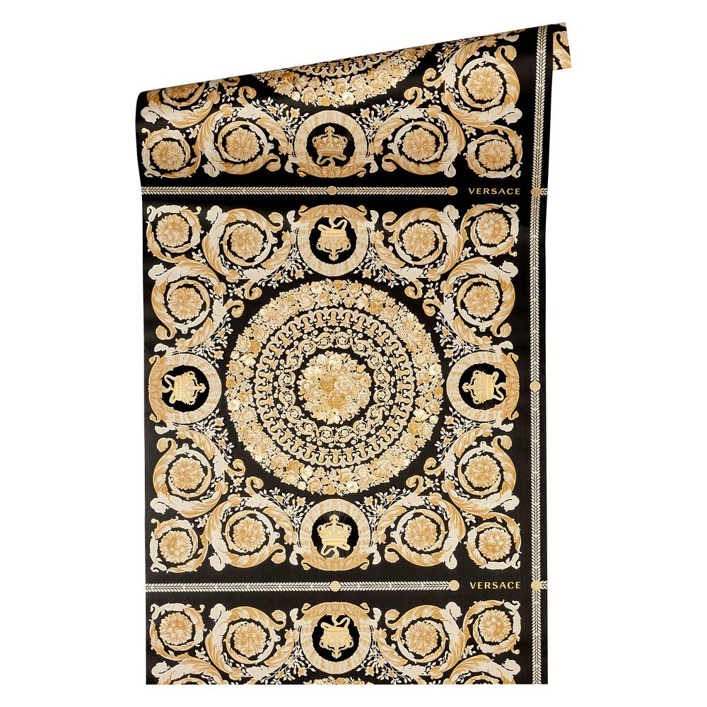 A.S. Creation Versace 4 Vlies Tapete 370553 Modern Grafik Ornament Classic beige creme gold schwarz