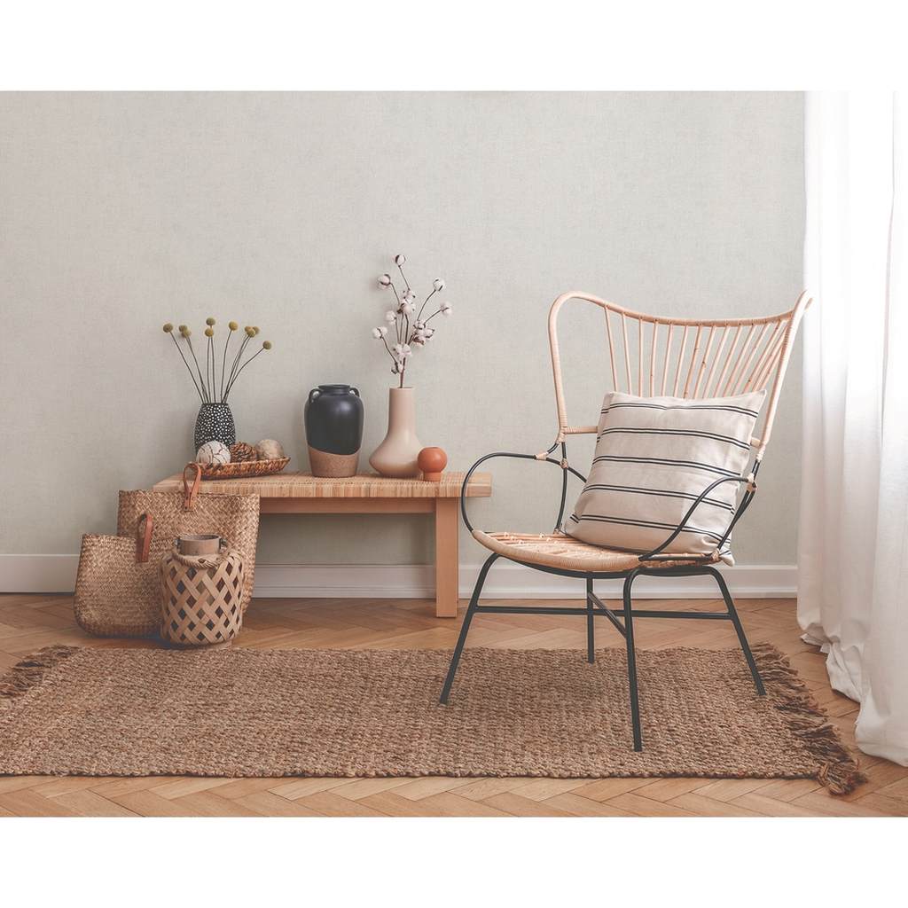 A.S. Creation New Walls Vlies Tapete 373952 Floral Uni creme beige