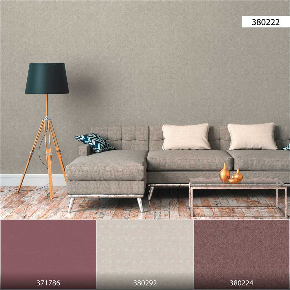 A.S. Création Cuba Vlies Tapete 380222 Natur Grafik Classic braun