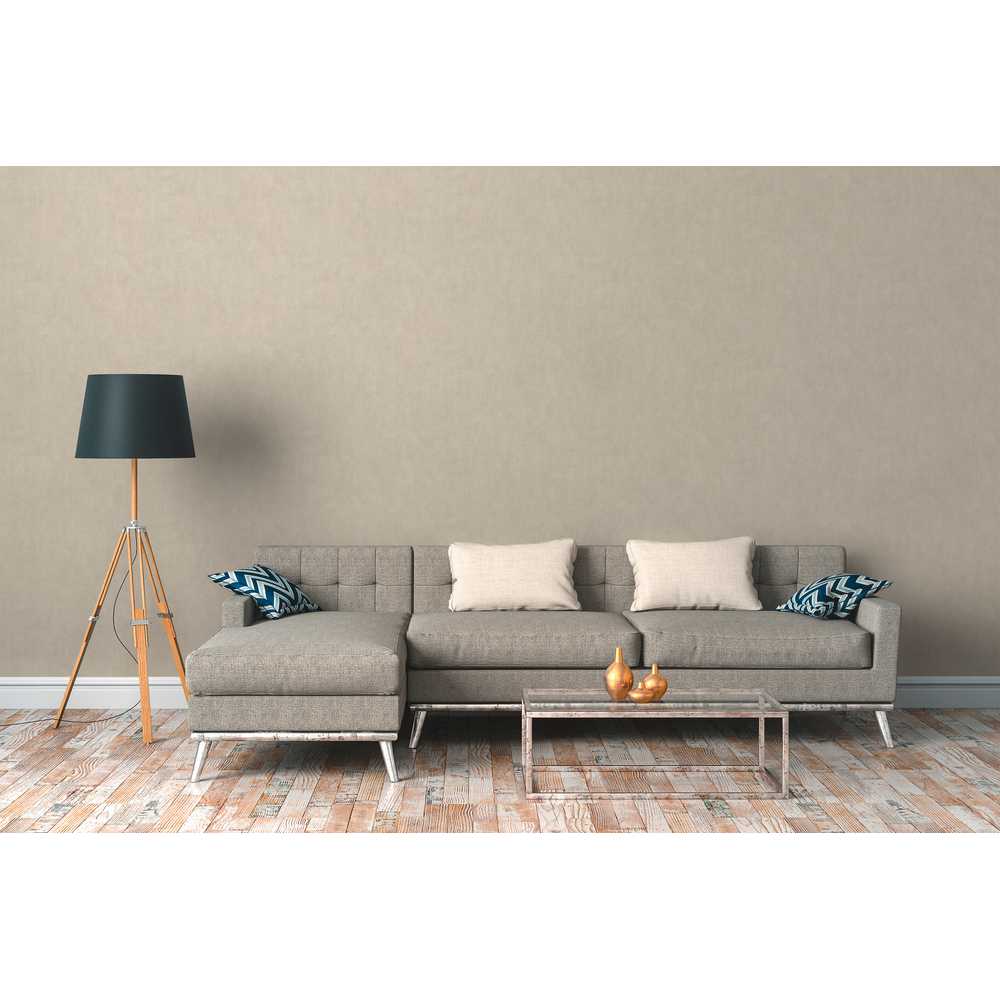 A.S. Création Cuba Vlies Tapete 380245 Uni beige