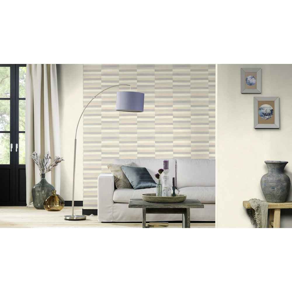 Rasch Club Vlies Tapete 418712 Aalleder Fischleder Tierhaut grau beige