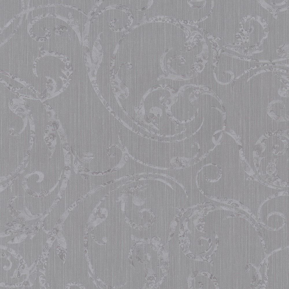 P+S Graziosa Vlies Tapete 42119-40 Floral lila grau