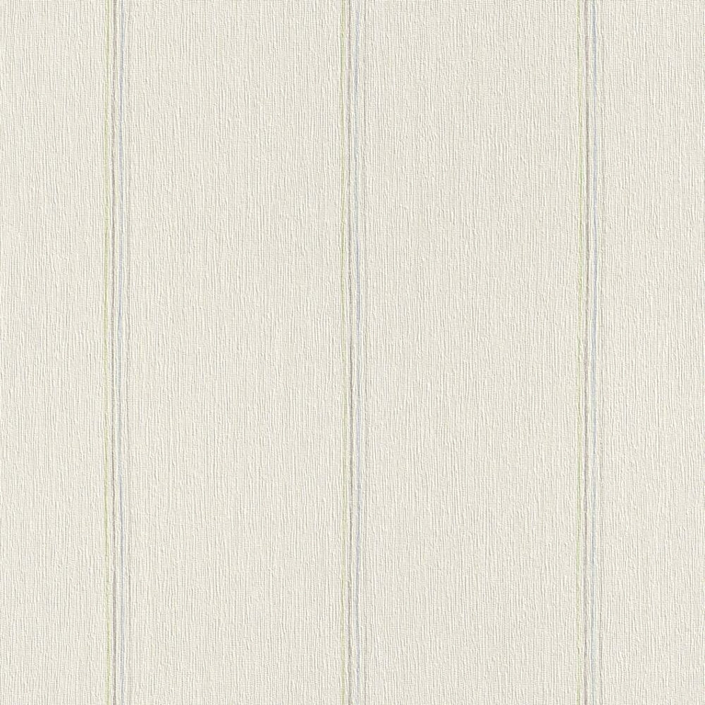 Rasch Amelie Vlies Tapete 574470 Streifen Creme blau grün