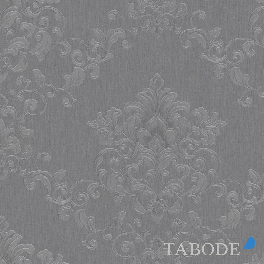 Marburg Opulence Classic Vlies Tapete 58225 Barock grau silber