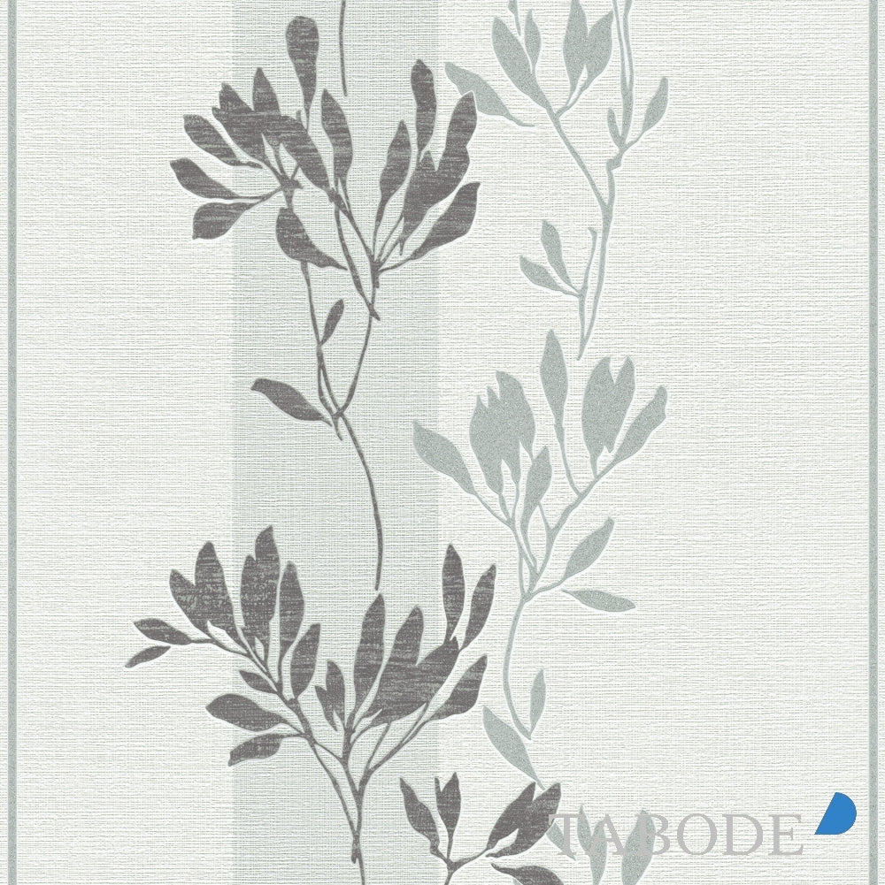 Rasch Selection Vlies Tapete 730111 Floral weiß grau silber