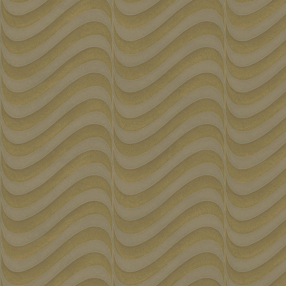 Marburg Opulence Vlies Tapete 77806 Welle gold silber