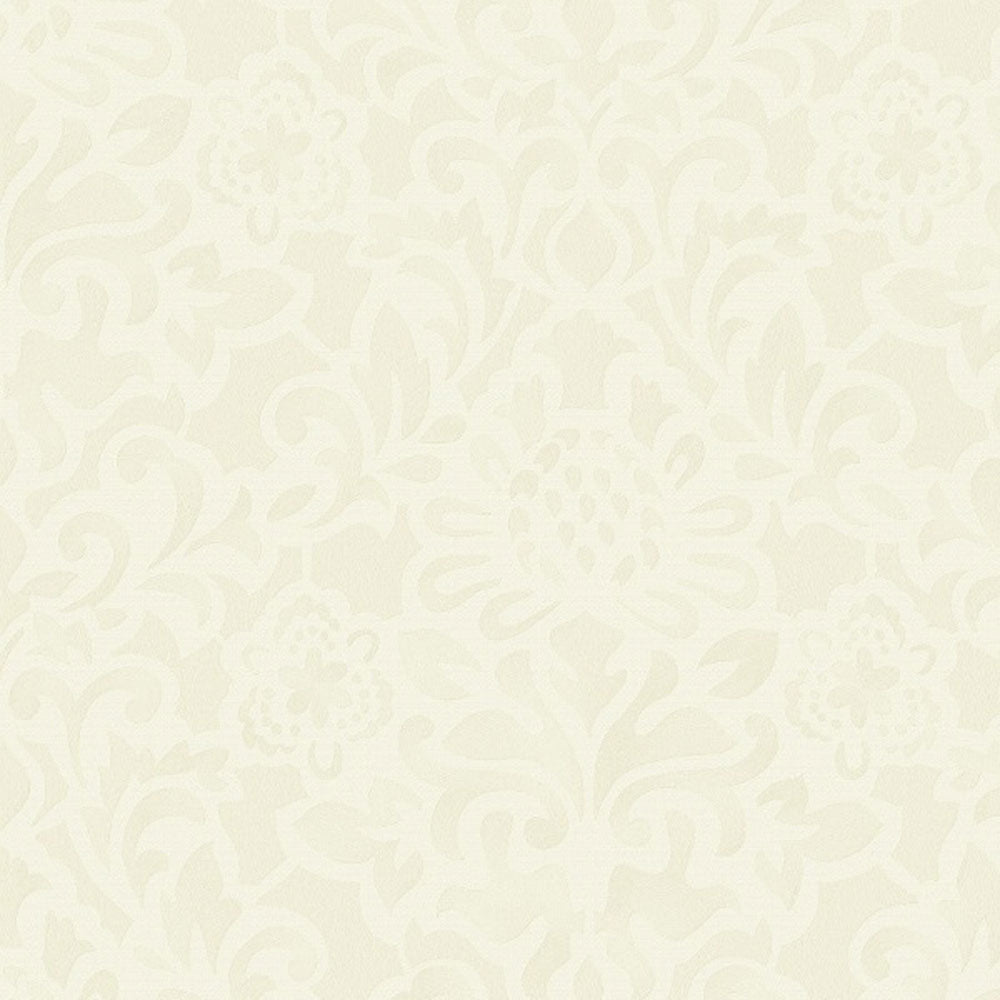 Marburg Opulence Vlies Tapete 77811 Barock weiß metallic