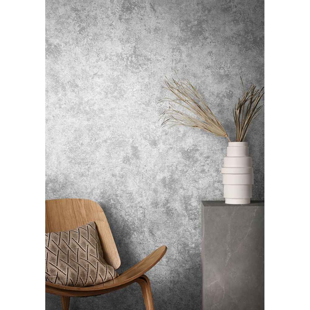 Marburg Natural Opulence Vlies Tapete 85727 Uni Struktur grau