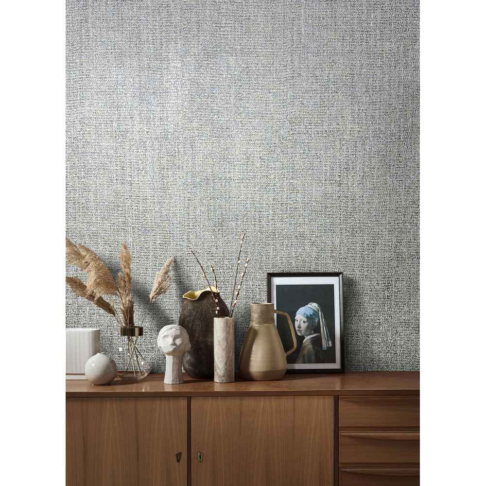 Marburg Natural Opulence Vlies Tapete 85736 Uni Struktur braun gold metallic