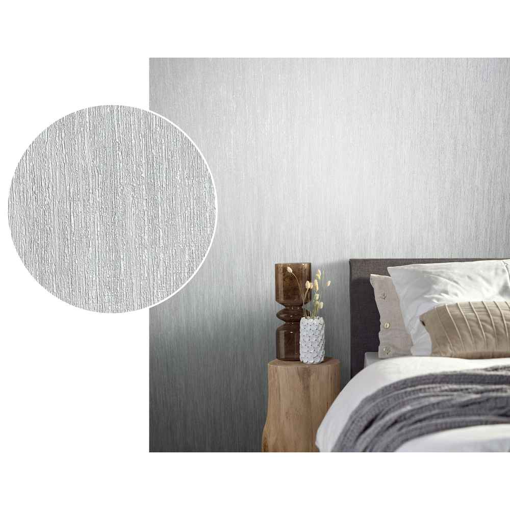 Marburg Natural Opulence Vlies Tapete 85757 Uni Modern grau