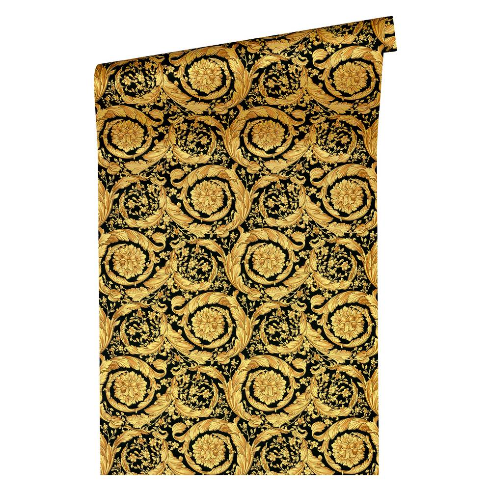 A.S. Creation Versace 4 Vlies Tapete 935834 Classic Ornament gold schwarz metallic