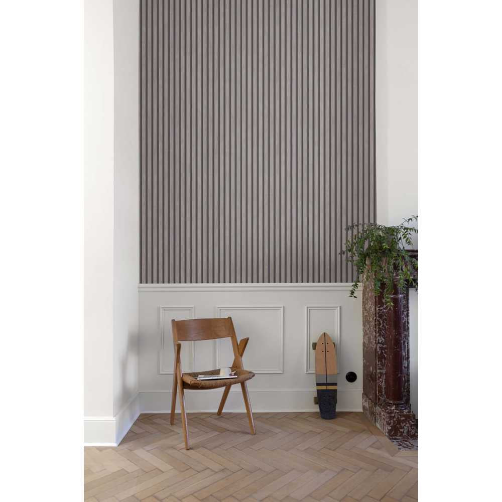 Grandeco Ciara Vlies Tapete A63603 Holz grau