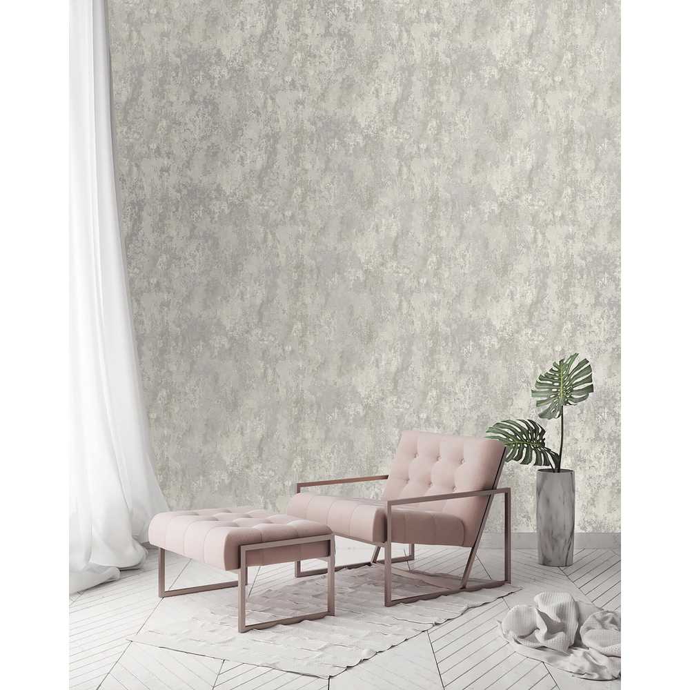 Grandeco Level Two Vlies Tapete LV1402 Struktur grau