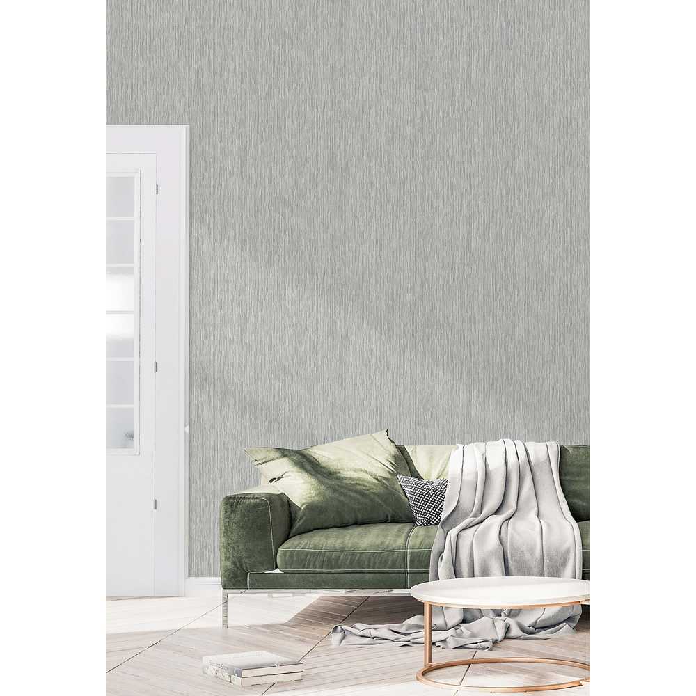 Grandeco Level Two Vlies Tapete LV1523 Struktur grau