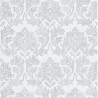 Erismann Timeless Vlies Tapete 1007031 Barock weiß grau Glitter