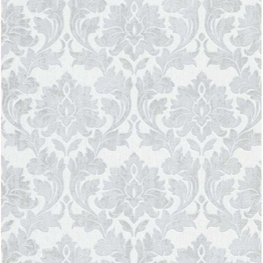 Erismann Timeless Vlies Tapete 1007031 Barock weiß grau Glitter