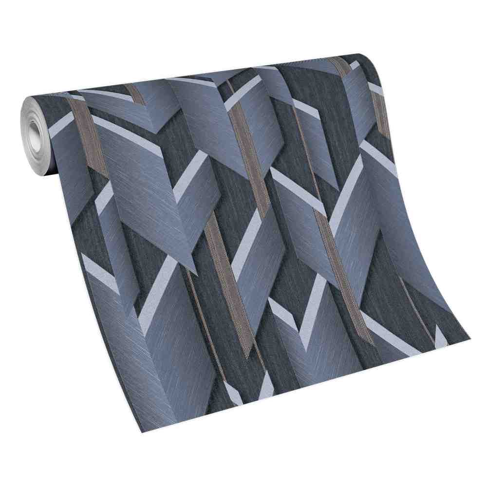 Erismann Fashion for walls 2 Vlies Tapete 10145-08 Muster/Motiv blau
