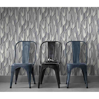 Erismann Fashion for walls 2 Vlies Tapete 10145-10 Muster/Motiv grau