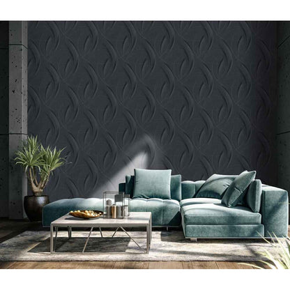 Erismann Fashion for walls 3 by Guido Maria Kretschmer  1021815 Streifen/Wellen schwarz