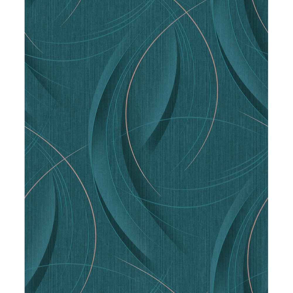 Erismann Fashion for walls 3 by Guido Maria Kretschmer  1021819 Streifen/Wellen türkis