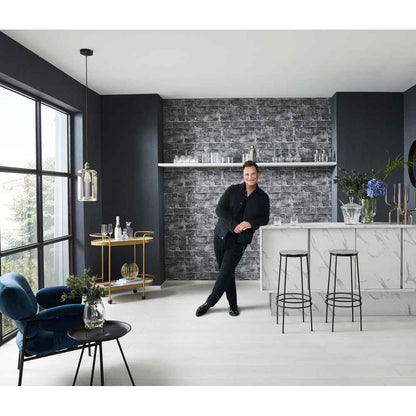 Erismann Fashion for walls 3 by Guido Maria Kretschmer  1022215 Muster/Motiv schwarz