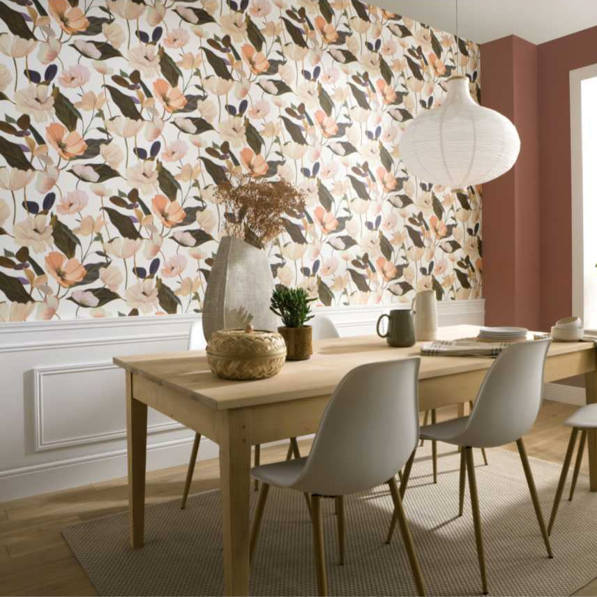 Erismann Secret Garden Vlies Tapete 10508-05 Floral rosa weiß