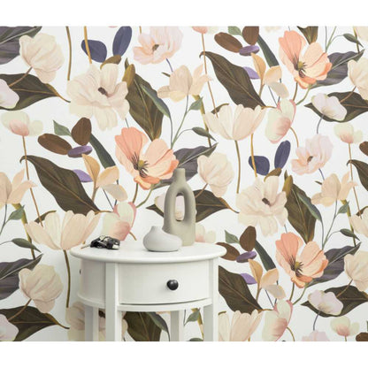 Erismann Secret Garden Vlies Tapete 10508-05 Floral rosa weiß