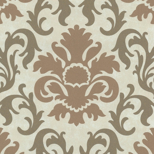 P+S Carat Vlies Tapete 13343-50 Barock beige bronze metallic