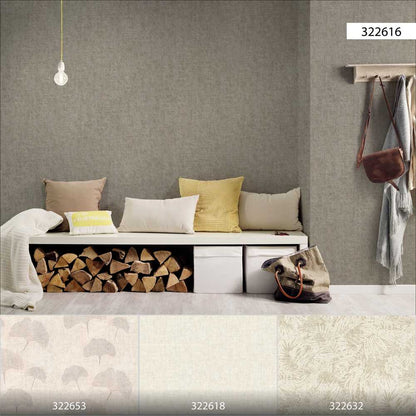 A.S. Création Cuba Vlies Tapete 322616 Struktur Uni braun metallic