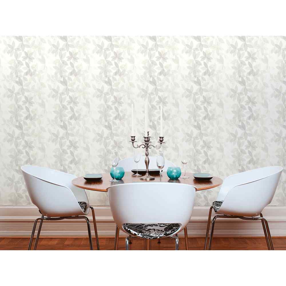 A.S. Creation Esprit 14 Vlies Tapete 366741 Modern Grafisch Floral Weiß Grau