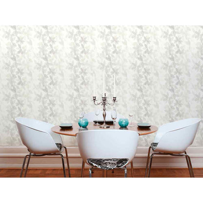 A.S. Creation Esprit 14 Vlies Tapete 366741 Modern Grafisch Floral Weiß Grau