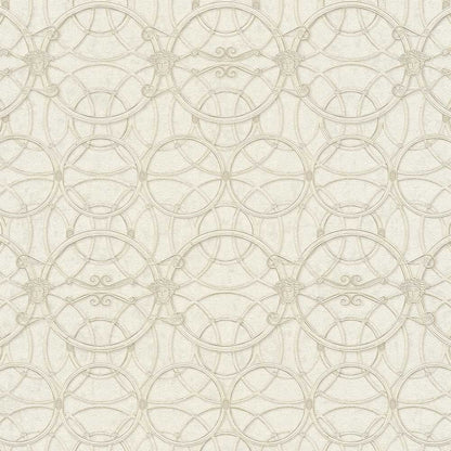 A.S. Creation Versace 4 Vlies Tapete 370493 Classic Ornament Modern creme weiß metallic metallic