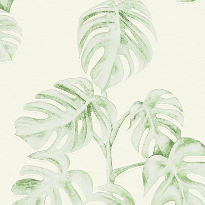 A.S. Creation Greenery Vlies Tapete 372813 Floral grün weiß