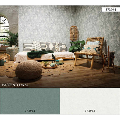 A.S. Creation New Walls Vlies Tapete 373952 Floral  Uni creme beige